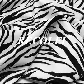 Zebra Print Recycled Spandex Fabric Digital Print Colors 152CM Width